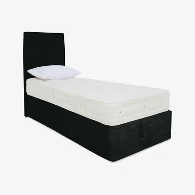 Furniture Village Hypnos - Luxury Firm 2 Ottoman Divan Set - Single - Emerald Green