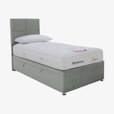 Furniture Village Sleepeezee - Jessica Side Ottoman Divan Set - Single - Green