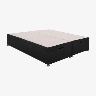 Furniture Village Millbrook - PureTech End Ottoman Divan Base - Single - Black