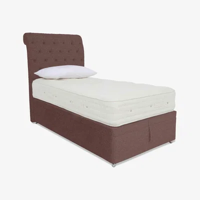 Furniture Village Hypnos - Luxury Firm 4 Ottoman Divan Set - Single - Maestro Spice