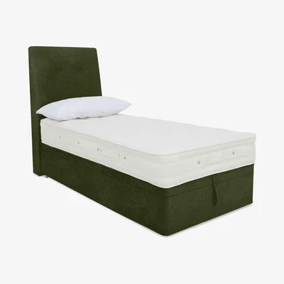 Furniture Village Hypnos - Luxury Firm 1 Ottoman Divan Set - Single - Zenith Palm