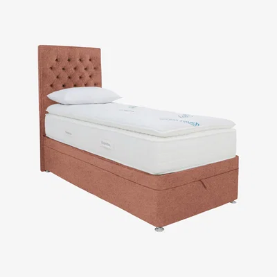 Furniture Village Sleepeezee - Geltouch Advanced 10000 End-Lift Ottoman Divan Set - Single - Orange