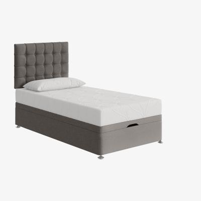 Furniture Village Sleep Story - Cool Gel 2000 End Lift Ottoman Divan Set - Single - Grey