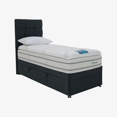 Furniture Village Sleepeezee - Geltouch 4000 Side Lift Ottoman Divan Set - Single