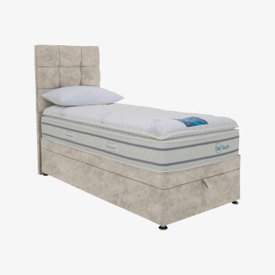 Furniture Village Sleepeezee - GelTouch 4000 End-lift Ottoman Divan Set - Single - Daytona Stone