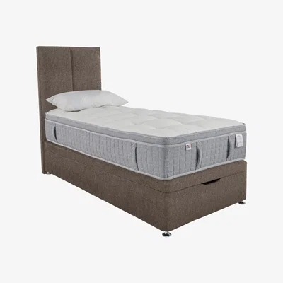 Furniture Village Millbrook - PureTech 3000 Pillow Top End Ottoman Divan Set - Single - Brown