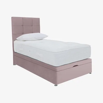 Furniture Village Sleep Story - Luxury 2000 End Ottoman Divan Set - Small Single - Purple