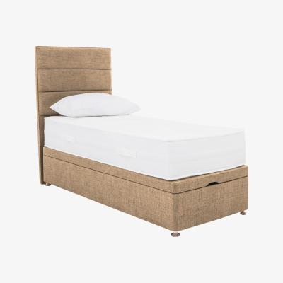 Furniture Village Sleep Story - Hybrid 2000 End Lift Ottoman - Single - Brown