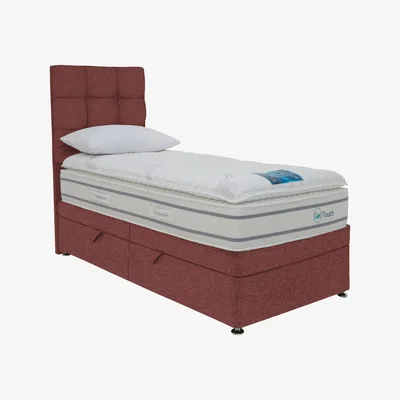 Furniture Village Sleepeezee - Geltouch 4000 Side Lift Ottoman Divan Set - Single