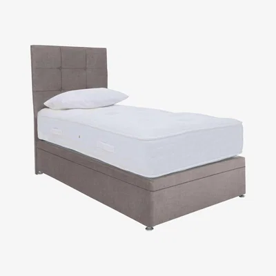 Furniture Village Sleep Story - Luxury 2000 Power Ottoman Divan Set - Small Single - Linoso Dove