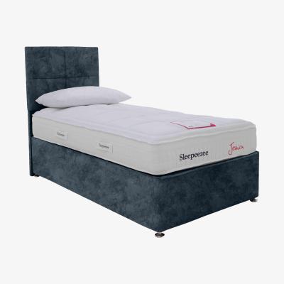Furniture Village Sleepeezee - Jessica Side Ottoman Divan Set - Single - Daytona Ocean