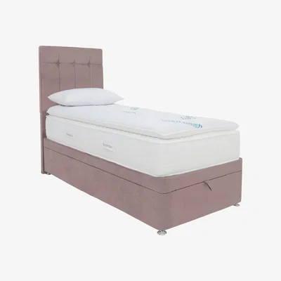Furniture Village Sleepeezee - Geltouch Advanced 7500 End-Lift Ottoman Divan Set - Single