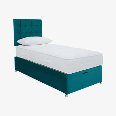 Furniture Village Sleep Story - Ergo 1000 End Ottoman Divan Set - Single - Blue