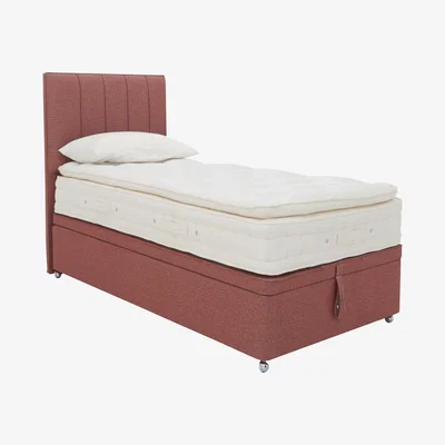Furniture Village Hypnos - Bespoke Finesse Ottoman Divan Set - Single - Red