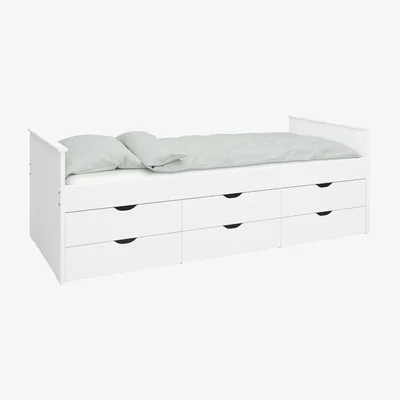 The Range Alba Single Bed with 6 Drawers