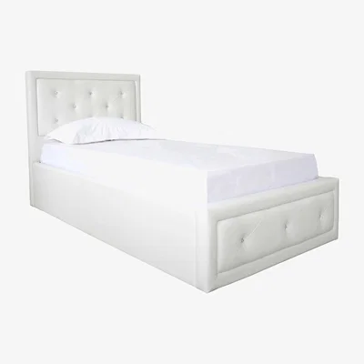 The Range Hollywood Ottman Bed - White / Single