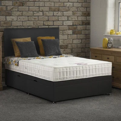 The Range Bideford Side Lift Ottoman Bed - Black / Single