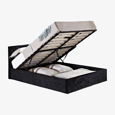 The Range Birlea Berlin Ottoman Bed - Black / Incldued / Single
