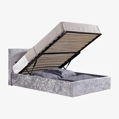 The Range Birlea Berlin Ottoman Bed - Grey / Single