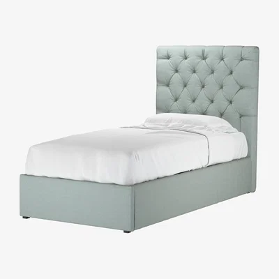 Sofa.com Rosalie 130cm Single Ottoman Bed in Coastal House Basket Weave - sofa.com