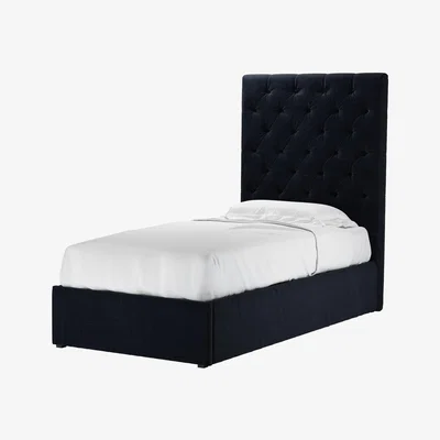 Sofa.com Rosalie 150cm Single Ottoman Bed in Pitch Smart Cotton - sofa.com