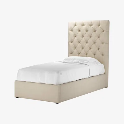 Sofa.com Rosalie 150cm Single Ottoman Bed in Moon Smart Cotton - sofa.com