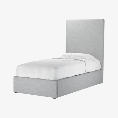 Sofa.com Harlow 150cm Single Ottoman Bed in Frost Highland Tweed - sofa.com