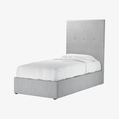 Sofa.com Avery 150cm Single Ottoman Bed in Goodwin Grey Sandgate - sofa.com