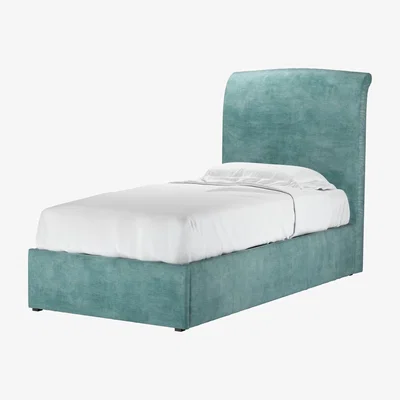 Sofa.com Thea Single Ottoman Bed in Santorini Easy Care Velvet - sofa.com