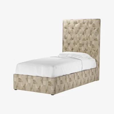 Sofa.com Rosalie 150cm Single Ottoman Bed in Desert Pyramid Textured Weave - sofa.com