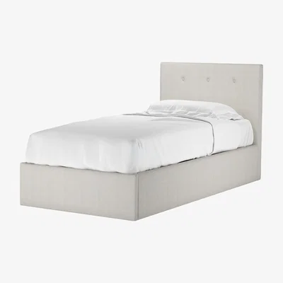 Sofa.com Avery 100cm Single Ottoman Bed in Clay House Herringbone Weave