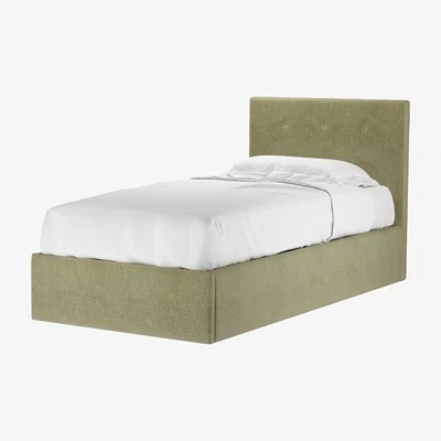 Sofa.com Avery 100cm Single Ottoman Bed in Urban Nature Brushstroke