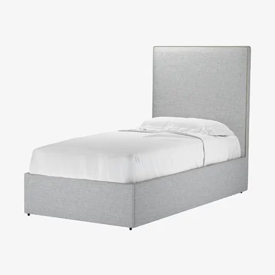 Sofa.com Carter 130cm Single Ottoman Bed in Frost Highland Tweed - sofa.com
