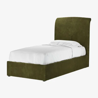 Sofa.com Thea Single Ottoman Bed in Meadow Smart Velvet - sofa.com