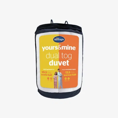 Habitat Silentnight Yours and Mine 13.5 Tog Duvet - Kingsize