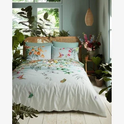 Downtown Graham & Brown Graham and Brown Ethereal Flora Dawn Duvet Set - King, Cotton, Floral