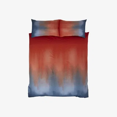 The Range Bold Ombre Design Duvet Set - Spice / King