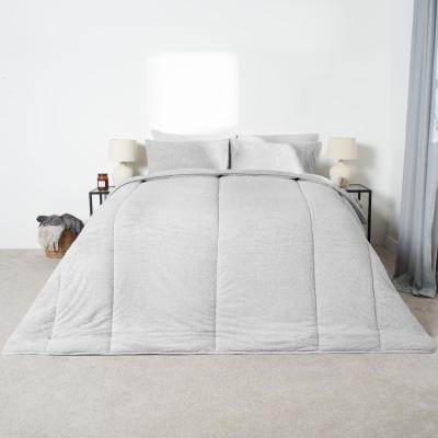 The Range 10.5 TOG Teddy Fleece Coverless Duvet - Silver / King