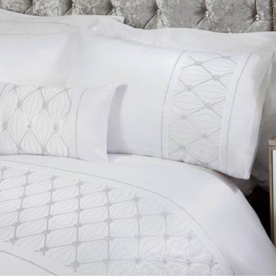 The Range Monaco Duvet Set - White / King