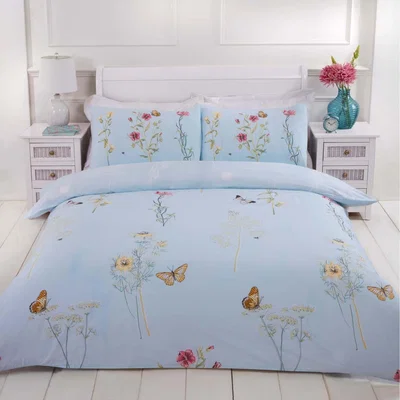 The Range Laura Duvet Set - Duck Egg / King