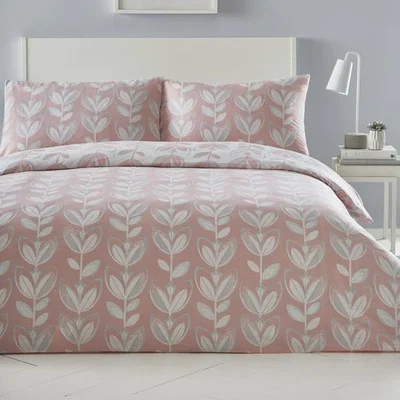 The Range Escada Duvet Set - Coral / King