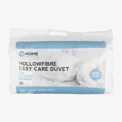 The Range My Home 4.5 Tog Duvet - White / King