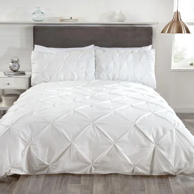 The Range Balmoral Duvet Set - White / King