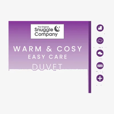 The Range Warm and Cosy Easy Care Duvet 13.5 Tog - White / King