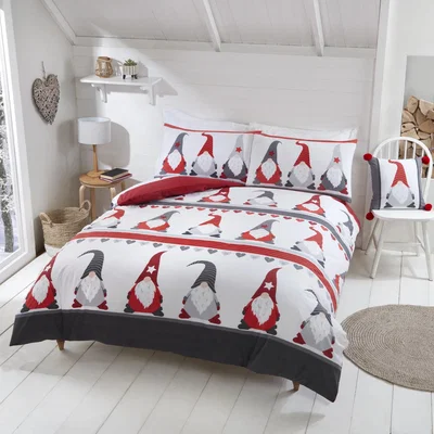 The Range Festive Gonks Duvet Set - Multi / King