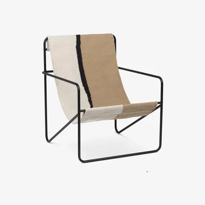 Amara ferm LIVING - Desert Chair - Black/Soil