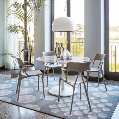 Amara Kartell - AI Chair - Metallic Grey