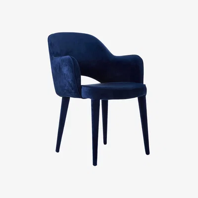 Amara Pols Potten - Velvet Arms Chair - Blue