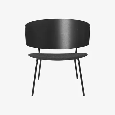 Amara ferm LIVING - Herman Lounge Chair - Black/Dark Grey