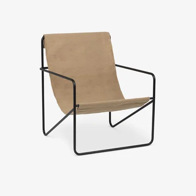 Amara ferm LIVING - Desert Chair - Black/Solid
